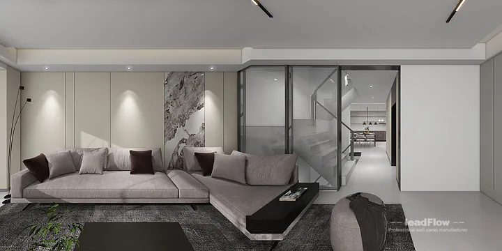 Contemporary Villa Interior in Hangzhou using WPC Cladding in Shangcheng District, Hangzhou, China - photo 29