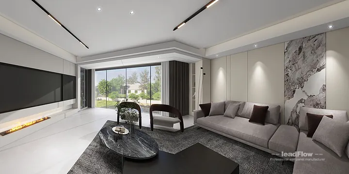Contemporary Villa Interior in Hangzhou using WPC Cladding in Shangcheng District, Hangzhou, China - photo 34