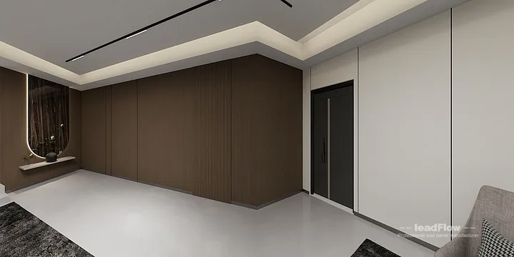 Contemporary Villa Interior in Hangzhou using WPC Cladding in Shangcheng District, Hangzhou, China - photo 35