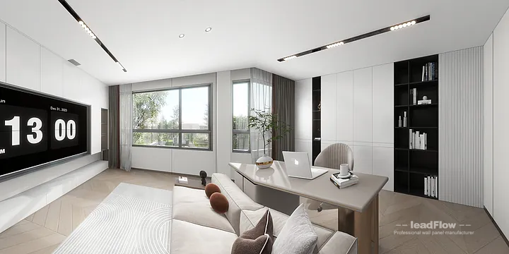 Contemporary Villa Interior in Hangzhou using WPC Cladding in Shangcheng District, Hangzhou, China - photo 38