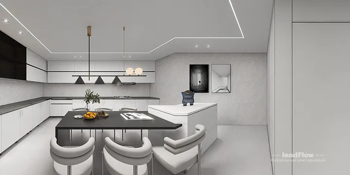 Contemporary Villa Interior in Hangzhou using WPC Cladding in Shangcheng District, Hangzhou, China - photo 39