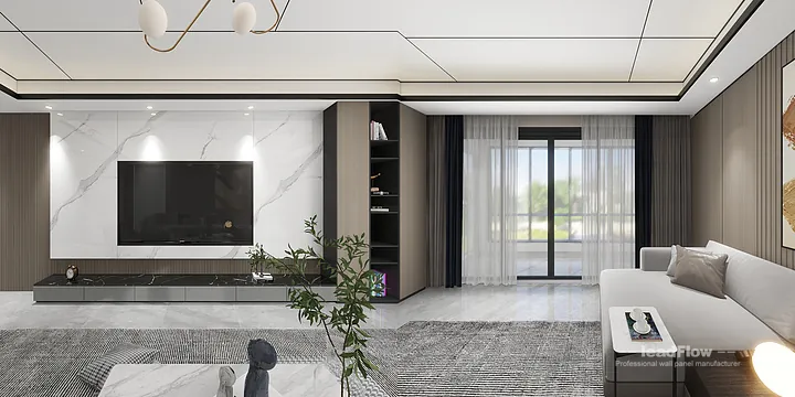WPC Wall Cladding Solution: Hangzhou Apartment Project in Shangcheng District, Hangzhou, China - photo 4