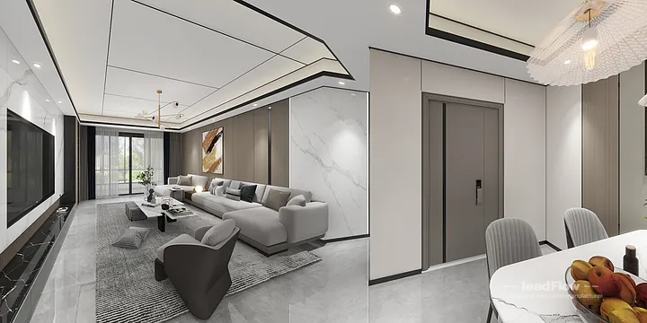 WPC Wall Cladding Solution: Hangzhou Apartment Project in Shangcheng District, Hangzhou, China - photo 5