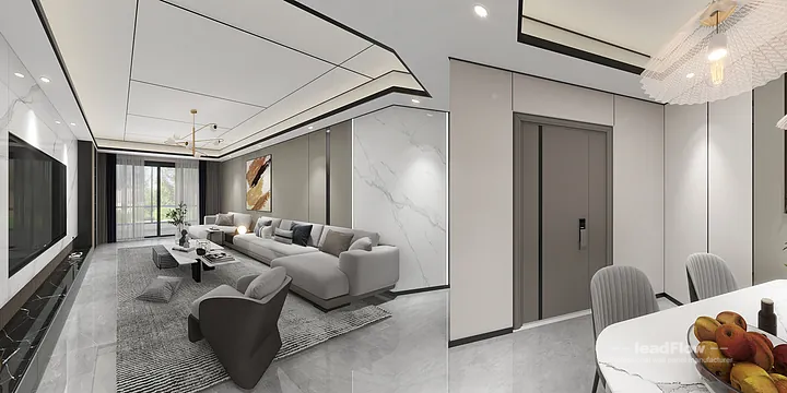 WPC Wall Cladding Solution: Hangzhou Apartment Project in Shangcheng District, Hangzhou, China - photo 6