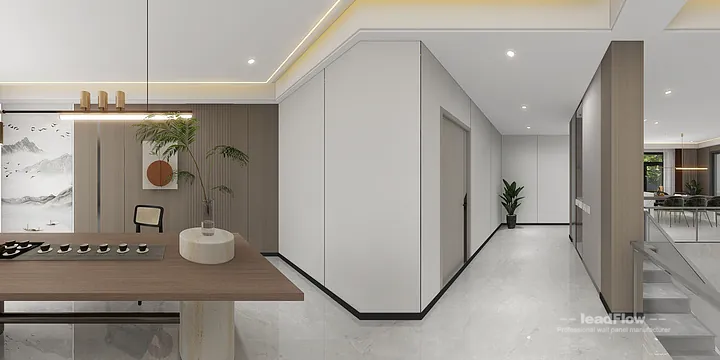 WPC Wall Cladding Villa Inspiration in Hangzhou &mdash; Warm Design in Shangcheng District, Hangzhou, China - photo 12