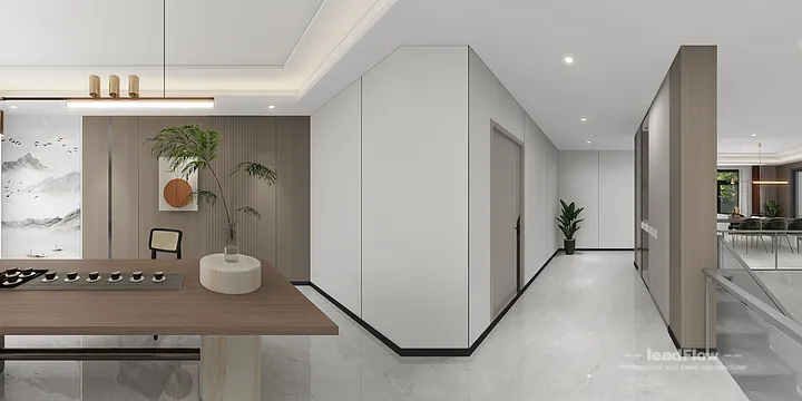 WPC Wall Cladding Villa Inspiration in Hangzhou &mdash; Warm Design in Shangcheng District, Hangzhou, China - photo 4