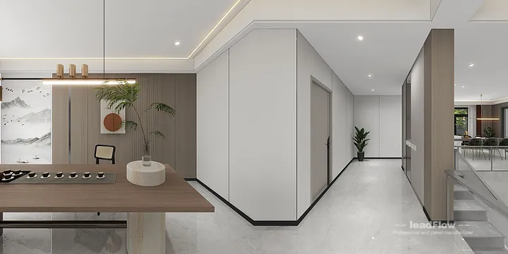 WPC Wall Cladding Villa Inspiration in Hangzhou &mdash; Warm Design in Shangcheng District, Hangzhou, China - photo 9