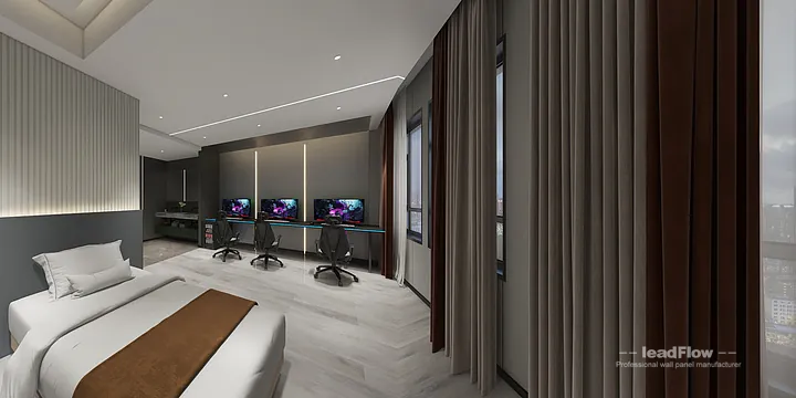 Hangzhou Hotel Renovation with WPC Interior Panel | single room Idea in Shangcheng District, Hangzhou, China - photo 1