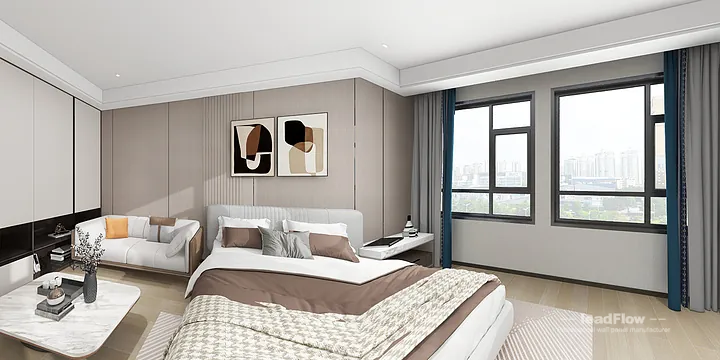 Hangzhou Hotel Renovation with WPC Interior Panel | single room Idea in Shangcheng District, Hangzhou, China - photo 14