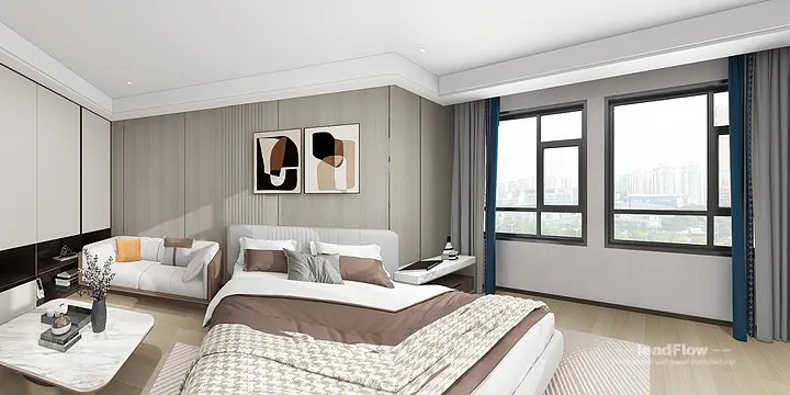 Hangzhou Hotel Renovation with WPC Interior Panel | single room Idea in Shangcheng District, Hangzhou, China - photo 15