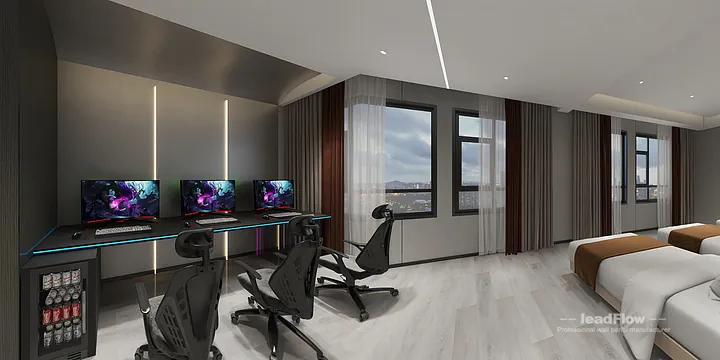 Hangzhou Hotel Renovation with WPC Interior Panel | single room Idea in Shangcheng District, Hangzhou, China - photo 2