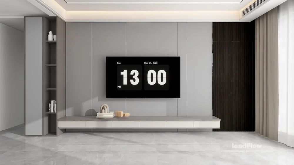 WPC Cladding Interior Project Design in Hangzhou | Modern Interior in Shangcheng District, Hangzhou, China - photo 12