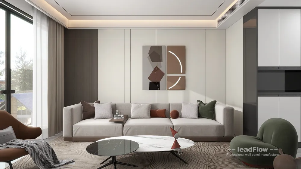 WPC Cladding Interior Project Design in Hangzhou | Modern Interior in Shangcheng District, Hangzhou, China - photo 15