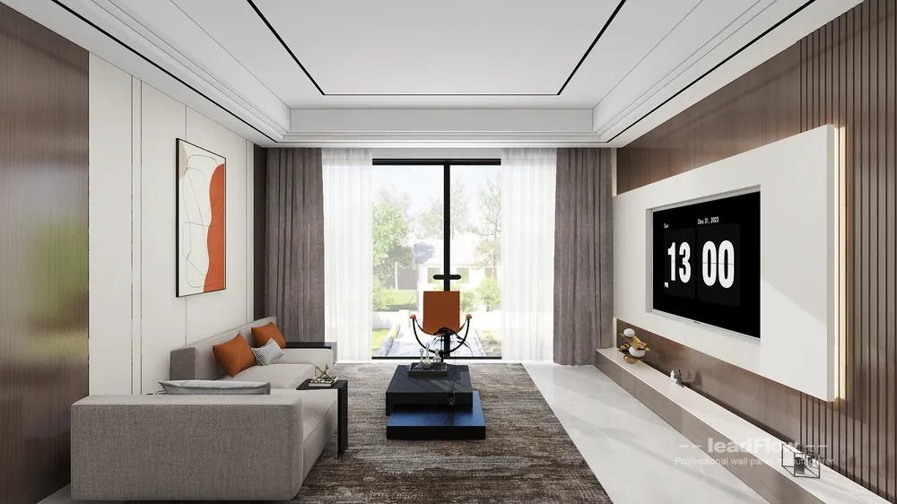 WPC Cladding Interior Project Design in Hangzhou | Modern Interior in Shangcheng District, Hangzhou, China - photo 5