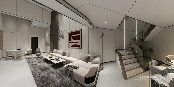 Hangzhou Interior Project Featuring WPC Interior Panel | media room Walls in Shangcheng District, Hangzhou, China - photo 3