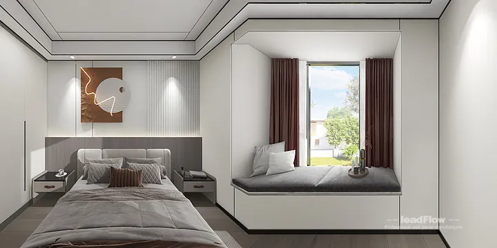 WPC Cladding Apartment Inspiration in Hangzhou &mdash; Warm Design in Shangcheng District, Hangzhou, China - photo 1