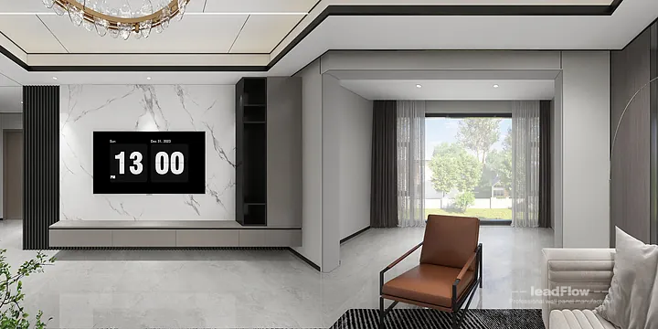 WPC Cladding Apartment Inspiration in Hangzhou &mdash; Warm Design in Shangcheng District, Hangzhou, China - photo 4