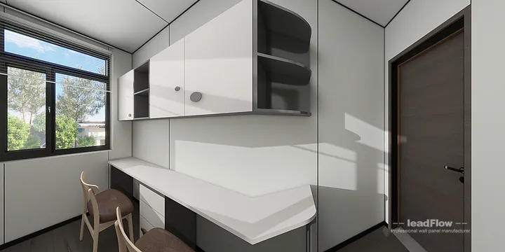 Contemporary WPC Cladding Project: Hangzhou Apartment Interior in Shangcheng District, Hangzhou, China - photo 2