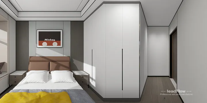 Contemporary WPC Cladding Project: Hangzhou Apartment Interior in Shangcheng District, Hangzhou, China - photo 3