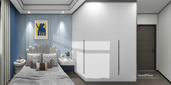 Contemporary WPC Cladding Project: Hangzhou Apartment Interior in Shangcheng District, Hangzhou, China - photo 6