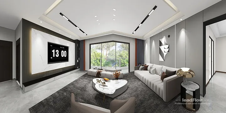 Elegant Villa Interior in Hangzhou using WPC Interior Panel in Shangcheng District, Hangzhou, China - photo 14