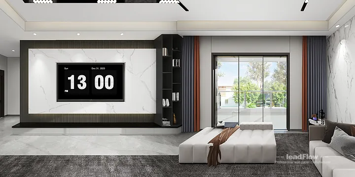Elegant Villa Interior in Hangzhou using WPC Interior Panel in Shangcheng District, Hangzhou, China - photo 15