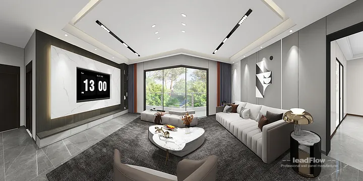 Elegant Villa Interior in Hangzhou using WPC Interior Panel in Shangcheng District, Hangzhou, China - photo 16
