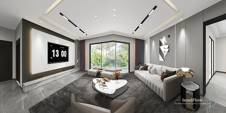Elegant Villa Interior in Hangzhou using WPC Interior Panel in Shangcheng District, Hangzhou, China - photo 20