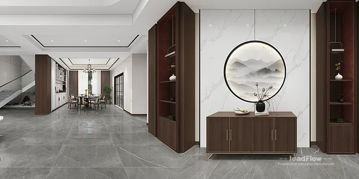 Elegant Villa Interior in Hangzhou using WPC Interior Panel in Shangcheng District, Hangzhou, China - photo 21
