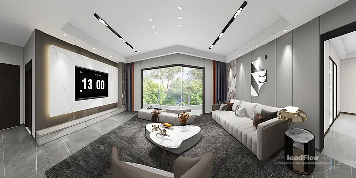 Elegant Villa Interior in Hangzhou using WPC Interior Panel in Shangcheng District, Hangzhou, China - photo 24