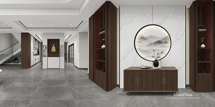 Elegant Villa Interior in Hangzhou using WPC Interior Panel in Shangcheng District, Hangzhou, China - photo 30