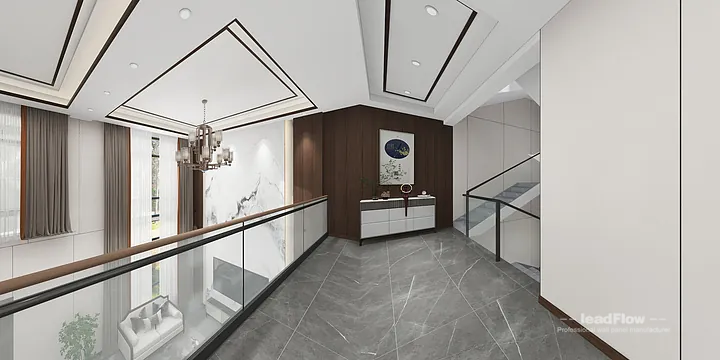 Elegant Villa Interior in Hangzhou using WPC Interior Panel in Shangcheng District, Hangzhou, China - photo 37