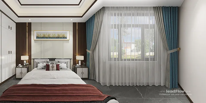 Elegant Villa Interior in Hangzhou using WPC Interior Panel in Shangcheng District, Hangzhou, China - photo 4
