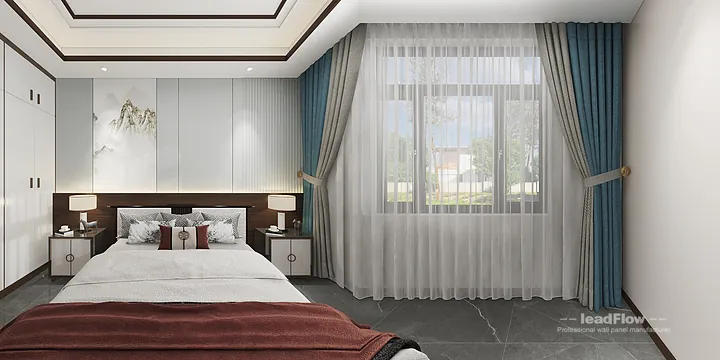 Elegant Villa Interior in Hangzhou using WPC Interior Panel in Shangcheng District, Hangzhou, China - photo 7
