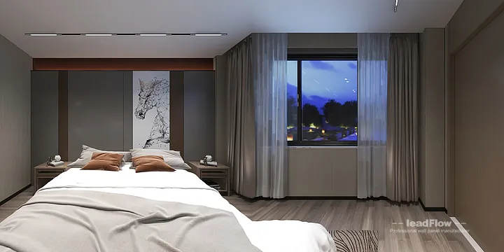 Contemporary WPC Interior Panel Project: Hangzhou Hotel Interior in Shangcheng District, Hangzhou, China