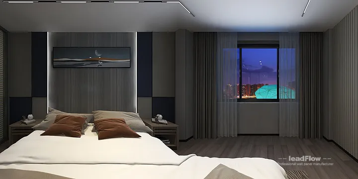 Contemporary WPC Interior Panel Project: Hangzhou Hotel Interior in Shangcheng District, Hangzhou, China - photo 17
