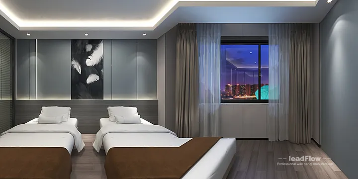 Contemporary WPC Interior Panel Project: Hangzhou Hotel Interior in Shangcheng District, Hangzhou, China - photo 40
