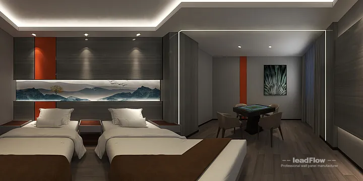Contemporary WPC Interior Panel Project: Hangzhou Hotel Interior in Shangcheng District, Hangzhou, China - photo 48