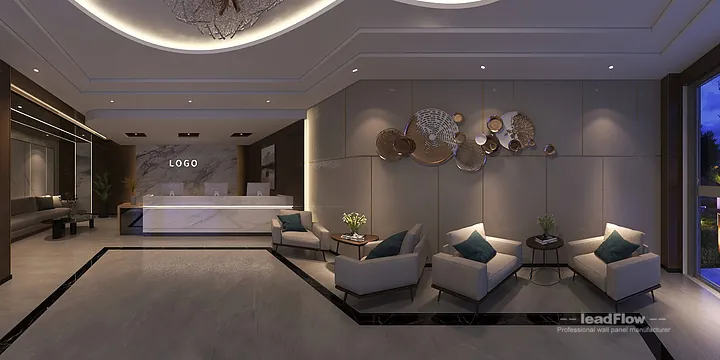 Contemporary WPC Interior Panel Project: Hangzhou Hotel Interior in Shangcheng District, Hangzhou, China - photo 52