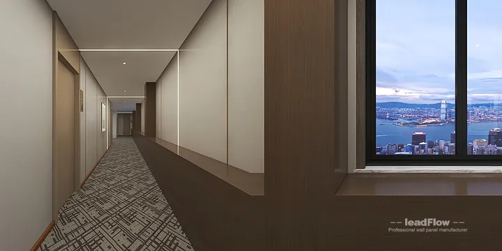 Contemporary WPC Interior Panel Project: Hangzhou Hotel Interior in Shangcheng District, Hangzhou, China - photo 56