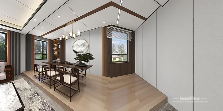 WPC Wall Cladding Villa Design in Hangzhou | Premium Interior in Shangcheng District, Hangzhou, China - photo 11