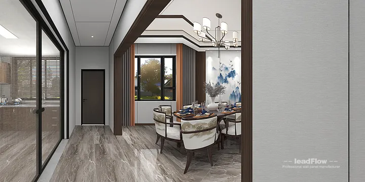 WPC Wall Cladding Villa Design in Hangzhou | Premium Interior in Shangcheng District, Hangzhou, China - photo 6