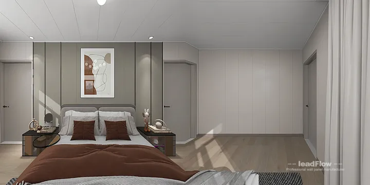 Contemporary Apartment Interior in Hangzhou using WPC Cladding in Shangcheng District, Hangzhou, China - photo 3