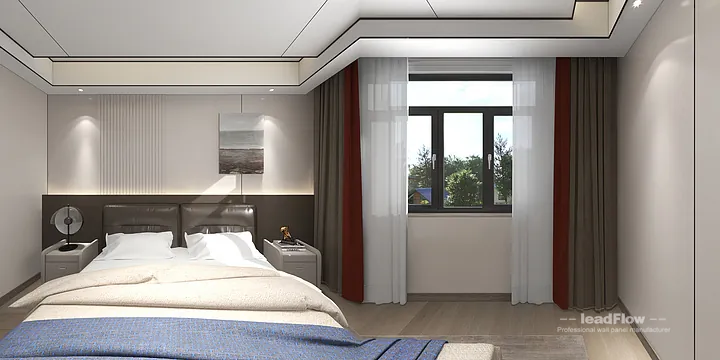 Pan's Hangzhou Apartment with WPC Wall Panel &mdash; Modern in Shangcheng District, Hangzhou, China - photo 1
