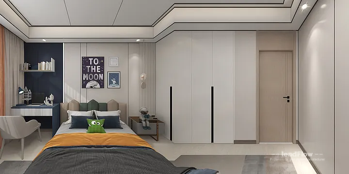 Pan's Hangzhou Apartment with WPC Wall Panel &mdash; Modern in Shangcheng District, Hangzhou, China - photo 12