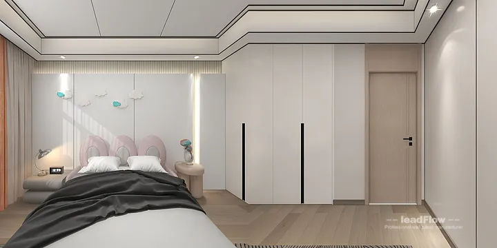 Pan's Hangzhou Apartment with WPC Wall Panel &mdash; Modern in Shangcheng District, Hangzhou, China - photo 13