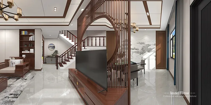 Pan's Hangzhou Apartment with WPC Wall Panel &mdash; Modern in Shangcheng District, Hangzhou, China - photo 14