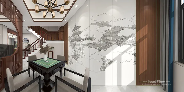 Pan's Hangzhou Apartment with WPC Wall Panel &mdash; Modern in Shangcheng District, Hangzhou, China - photo 17