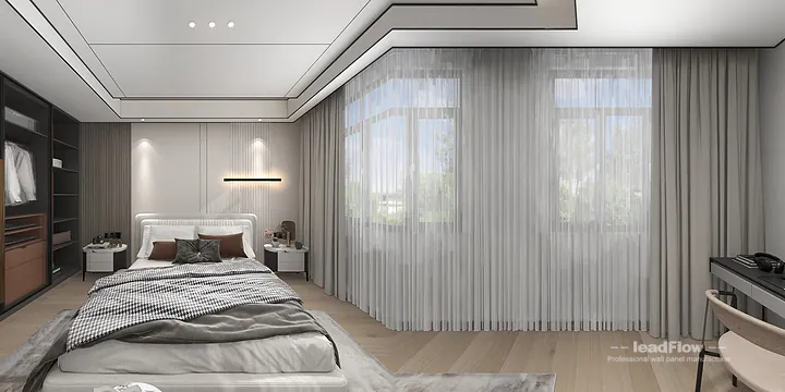 Pan's Hangzhou Apartment with WPC Wall Panel &mdash; Modern in Shangcheng District, Hangzhou, China - photo 35