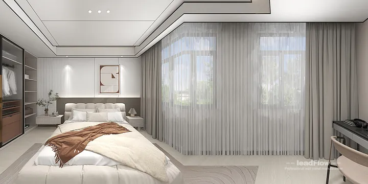 Pan's Hangzhou Apartment with WPC Wall Panel &mdash; Modern in Shangcheng District, Hangzhou, China - photo 37